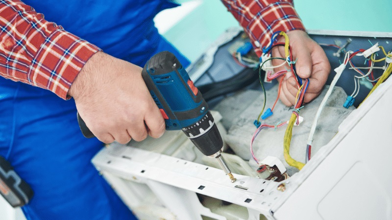 Etimesgut Demirdöküm Demirdöküm çamaşır makinesi kart tamiri – Su almama arızası orijinal parça ile giderildi. - Teknik servis örneği